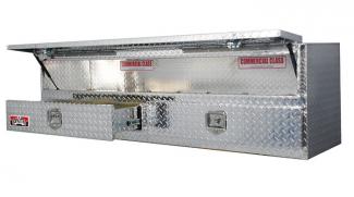 BRUTE, 72"x20"x24" High Capacity Flatbed Contractor TopSider w/Drawers Commercial Class, TB400-72-BD